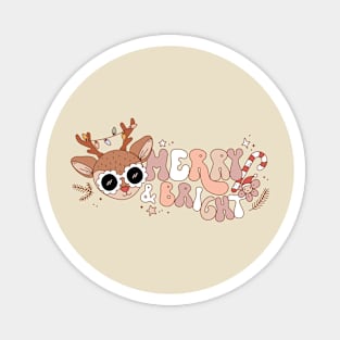 Rudolph Merry & Bright Magnet